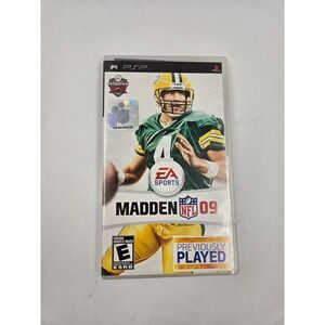 Madden NFL 09 Sony PSP UMD Video Game Complete CIB